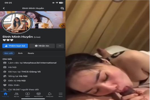 Teen-gen Z Dinh Thi Minh Huyen mun chim sum vầy